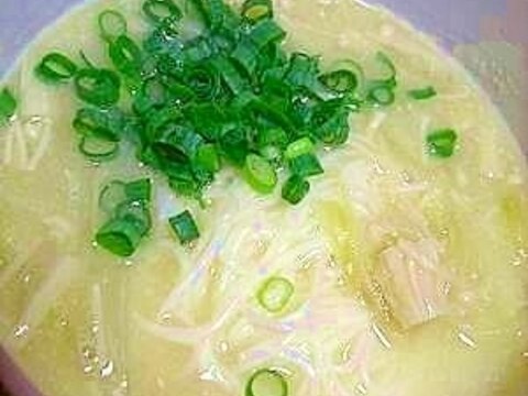 ✦玉ねぎトロトロそうめん味噌汁✦